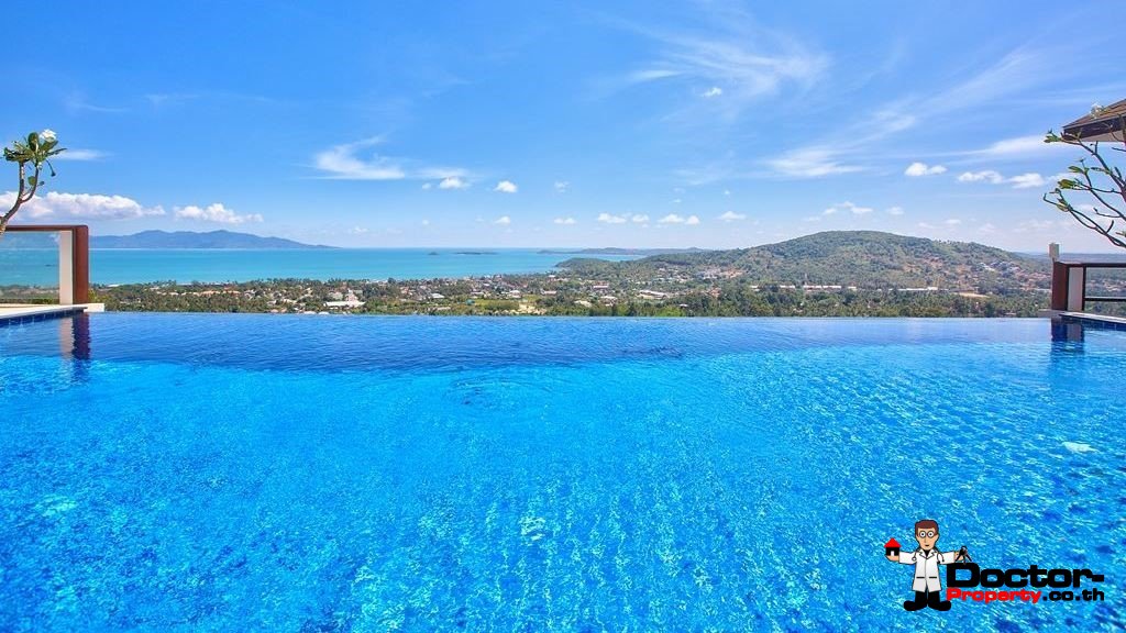 Fantastic 4 Bedroom Sea View Villa - Bophut - Koh Samui - for sale